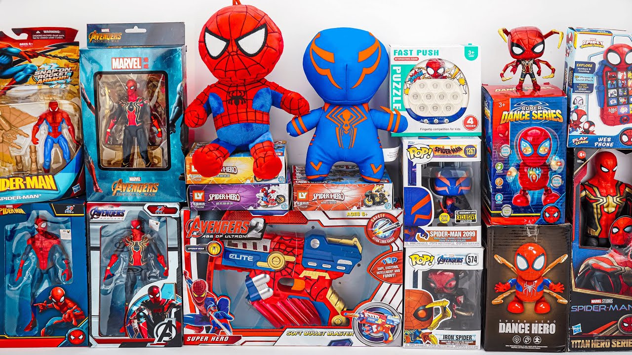 Marvel Spiderman Collection Unboxing Review | SPIDER-BOT BATTLES | Spider-Verse Peni Parker Doll