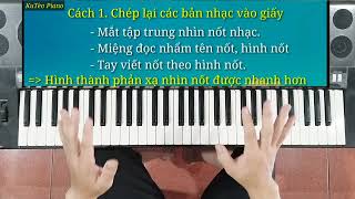 Hướng dẫn cách Nhìn NHẠC nhanh hơn |  Ku Tèo Piano.