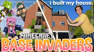 I Built My Real House in Minecraft Base Invaders