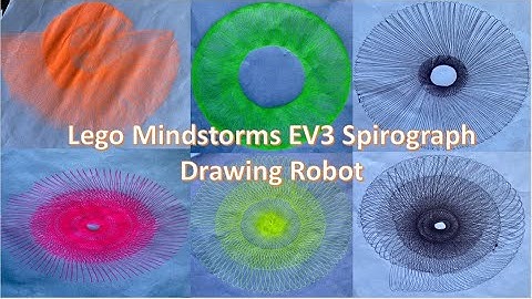Lego Mindstorms EV3 Spirograph Drawing Robot