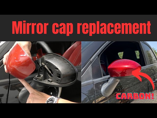 Fiat/Abarth 500 Mirror cap replacement and (Koshi carbon upgrade