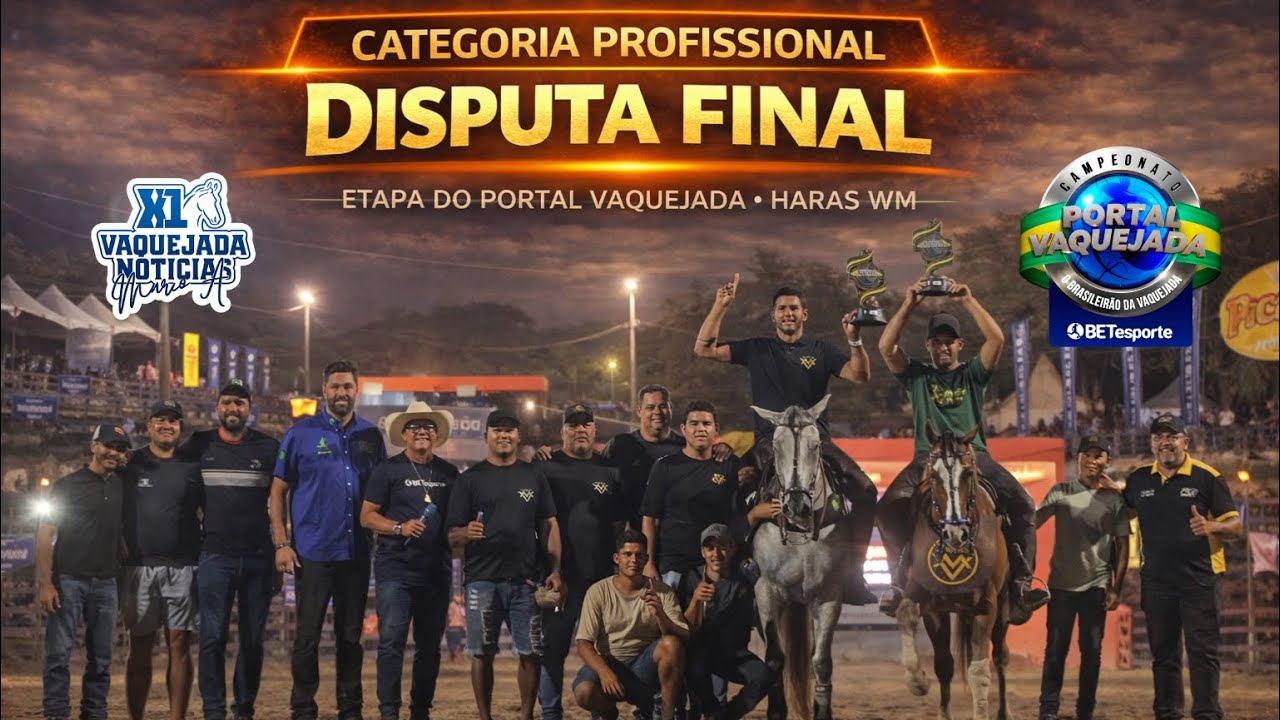DISPUTA CATEGORIA PROFISSIONAL, ETAPA DO PORTAL VAQUEJADA NO HARAS WM | VAQUEJADA AO VIVO 