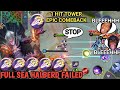 1 hit tower epic comeback | full sea halberd | new hero + new item troll | mobile legends