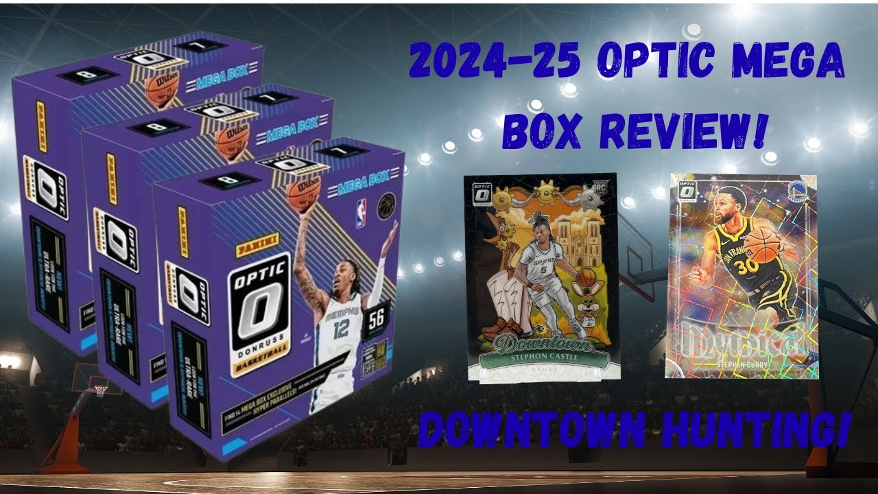 Optic Basketball 2024-25 Mega Box Review! Lets go downtown hunting!!!