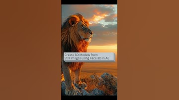 TUTORIAL: Create 3D Models from Still Images using Face 3D in After Effects