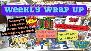 Amazing giveaway win and extras from Swing Away, break results and more ...
