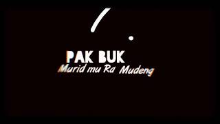 Murid mu ra mudeng mudeng