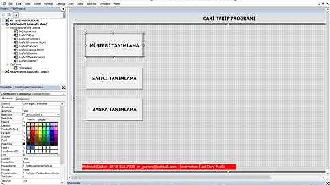 Excel VBA Cari Program Bölüm 4