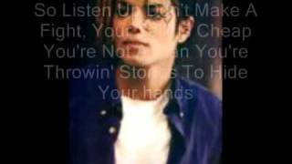 Michael Jackson - Bad (Lyrics on Screen) HQ