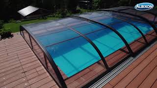 Abri de piscine DALLAS CLEAR - ALBIXON