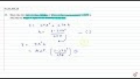 Show that the right circular cylinder of given surface and maximum volume is such that its heigh...