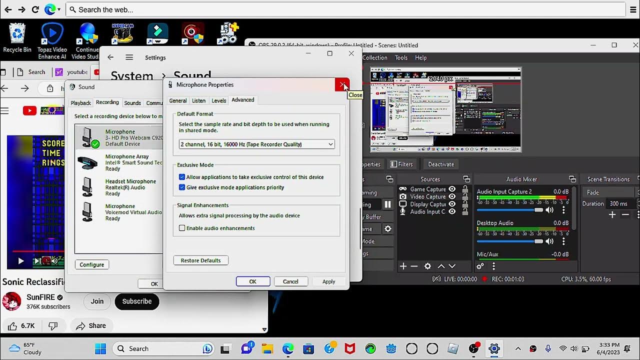 How to do the funny mic tutorial YouTube