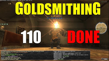 FFXI Capping Goldsmithing at 110 and Giveaways