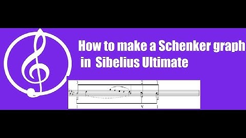 How to make a Schenker Graph in Sibelius