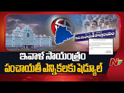 Telangana: ఇవాళ సాయంత్రం పంచాయతీ ఎన్నికలకు షెడ్యూల్ | Special Report | NTV Telugu - NTVTELUGU