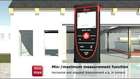 Leica DISTO D210 min-max measurement
