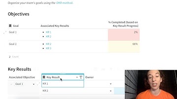 How to track team goals or OKRs in Coda