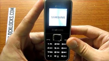 How To Unlock Samsung DUOS GT-E1182 By Unlock Code From UnlockLocks.COM