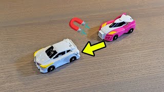 Transforming Magnet Cars Turn Into a Unicorn (Hello Carbot)