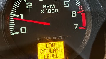 00-05 Chevy Impala low coolant level warning sensor replacement