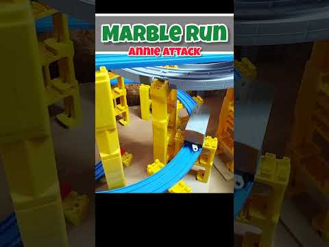 Asmr Marble Run Attack｜ピタゴラ風☆アニーでど～ん!!プラレールVer. #shorts #amazing