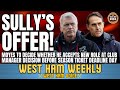 West ham manager decision before season ticket renewal deadline  sully to offer moyes new role