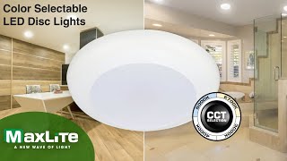 Color Selectable Disc Lights - Product Video