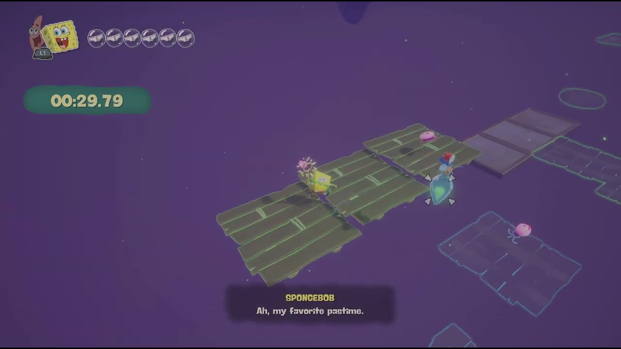 SpongeBob SquarePants: Titans of the Tide- Plankton's Portal Challenge- Jellyfish Catching 2