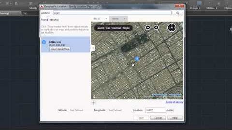insert map in autocad 2015