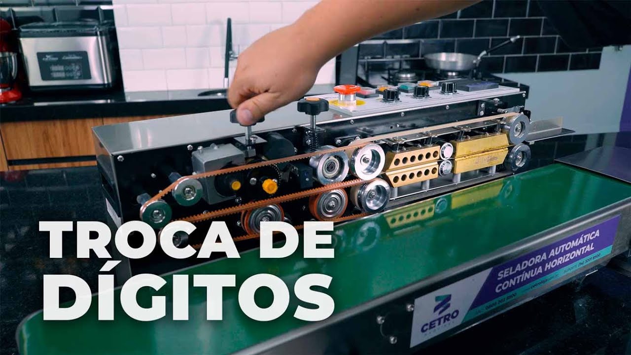 Como trocar os DÍGITOS de uma Seladora Automática Contínua