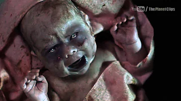 Birth of Zombie | Inna Korobkina Giving Birth of infected Child | Dawn of the Dead (2004 film)
