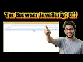 How To Turn Off Javascript In Tor Browser | Privacy &amp; Security (2025)