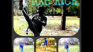 Axe kick" Taekwondo, tutorial learning in HINDI with ENGLISH subtittle...{~:son~Goku:~}.