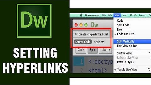 Adobe Dreamweaver Tutorial | Learn How To Insert Hyperlinks In Dreamweaver | Digital Teacher