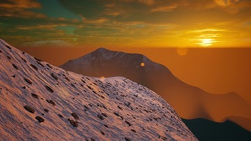 Unreal Engine 4. Natural environment cinematic.