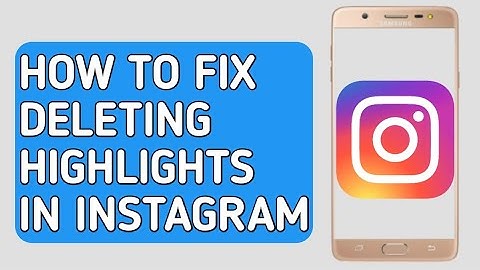 How to Fix automatically deleting highlights in Instagram (2023)
