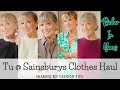 Tusainsburys fashion haul  newin items for the over 50s 60s and 70s