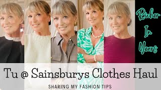 Tu​@Sainsbury’s Fashion haul - New-in items for the over 50s, 60s and 70s by RicherInYears 8,580 views 3 months ago 14 minutes, 17 seconds