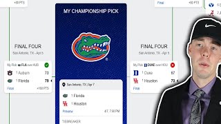 MattBeGreat's Bracket After the Final 4! (Final 4 Recap/Reaction)