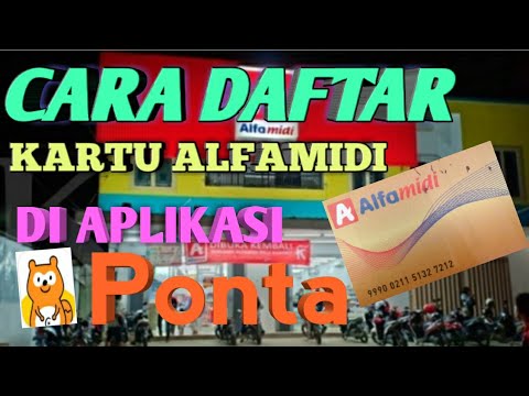 Cara membuat member alfamidi online