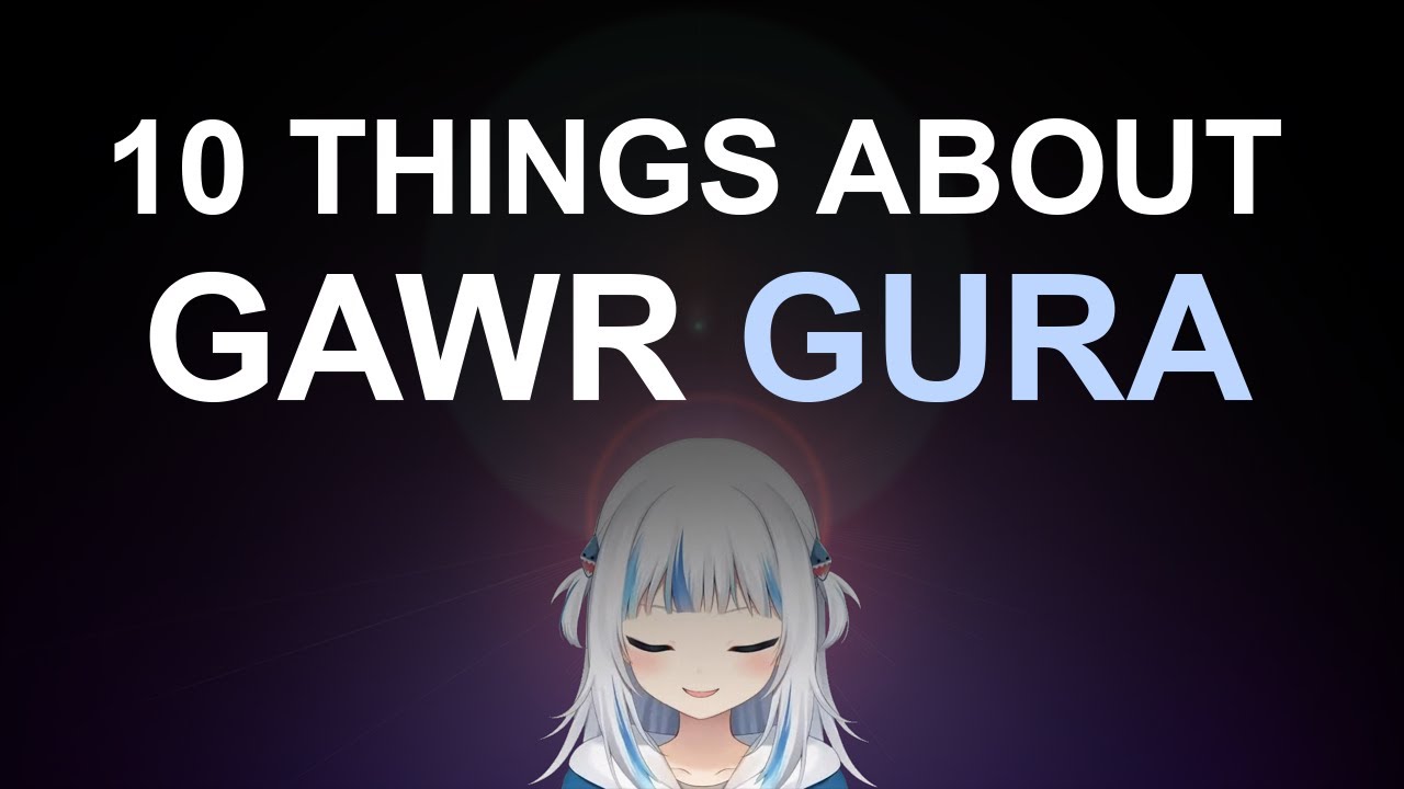 [ENG] 10 Things I Thought Of Gawr Gura Of Hololive