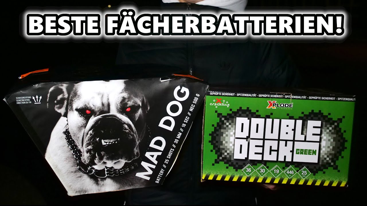 Vergleich der BESTEN zwei CRACKLING Fächerbatterien [𝟰𝗞] | JJFireworks