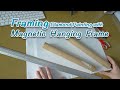 Framing Diamond Painting with Magnetic Hanging Frame