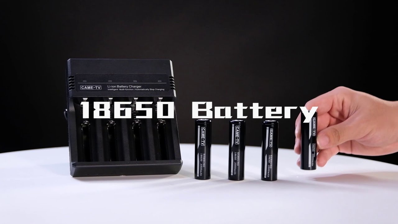 Came-TV 8x 18650 3.7V 3500mAh Lithium-Ion Batteries with CM-4 Quad Charger 18650-8PACK Came-TV 8x 18650 3.7V 3500mAh Lithium-Ion Batteries with CM-4 Quad Charger 18650-8PACK