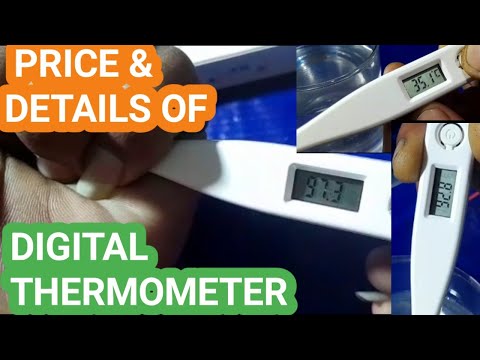 REVIEW PRICE TYPE DIGITAL THERMOMETER. HOW MEASURE