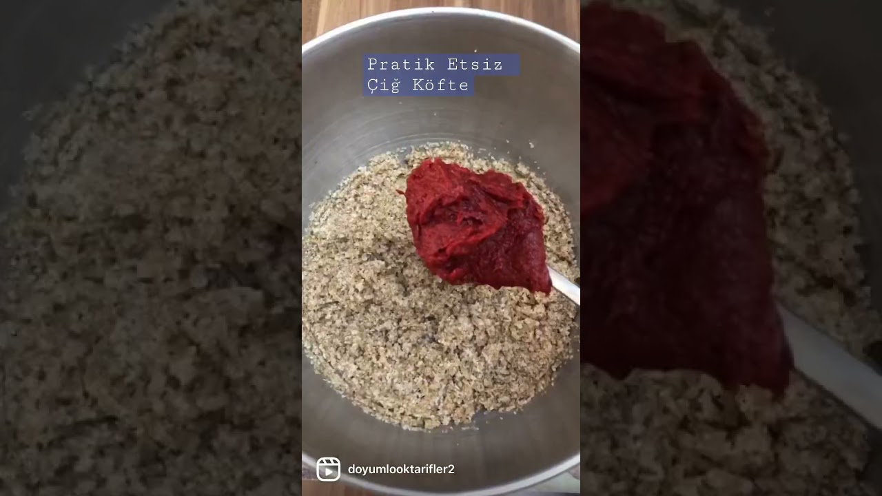 Pratik Etsiz Çiğ Köfte Pratik Etsiz Çiğ Köfte