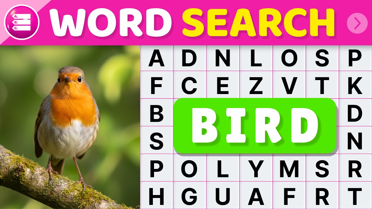 Word Search Challenge 🔍 | Animal Vocabulary 🧠