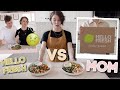 Mom VS Hello Fresh Meal Subscription | (not sponsored) some food went bad...