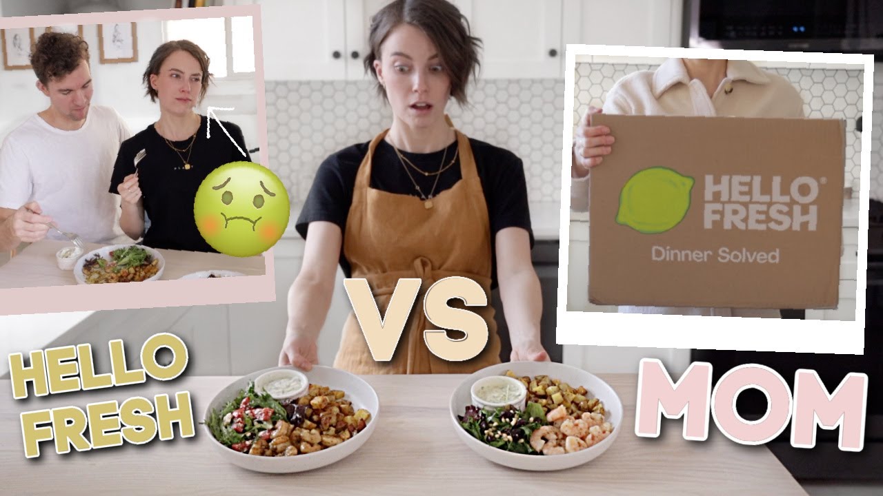 Mom VS Hello Fresh Meal Subscription | (not sponsored) some food went bad...