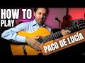 How to Play "Entre Dos Aguas," by Paco de Lucía  (Lesson #1) | Rhythm Guitar Tutorial